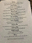 Historic Rock Tavern menu