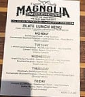 Magnolia Smokehouse Grill menu