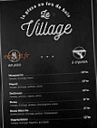 Le Village menu