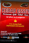 Kebab O'Delices menu