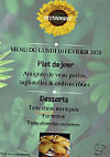 Les Tournesols menu