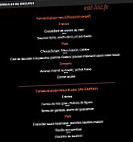 La Baraque menu