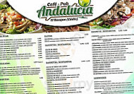 Café-pub Andalucía menu