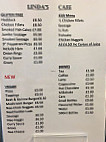 Linda's Fish Chips menu