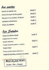 Le Relais Des Lavadins menu