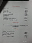 Highway 50 Grill menu