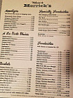 Merricks Ranch House menu