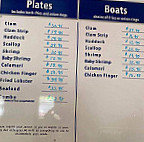 Essex Seafood menu