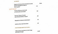 Relais de la Poste menu