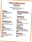 Possumholler menu