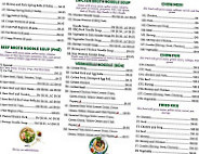 Vn Pho menu