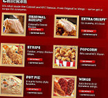 Kfc Kentucky Fried Chicken menu