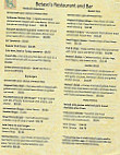 Bestaso's Mexican Restaurant Bar menu