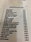 Taberna Pico Reja menu