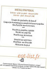 Le Paprika Restaurant menu