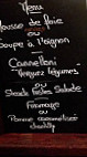 Le Sabayon menu