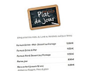 La Cantine de la Mine menu