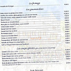 Le Gaudissart menu