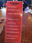 Red Dog Saloon menu