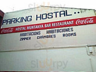 Hostal Muntanya menu