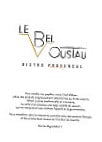 Le Bel Oustau menu