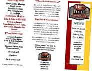 J-town Deli menu