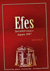 Restaurant Efes menu