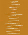 La Boucane menu