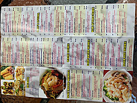 Asian Noodle menu