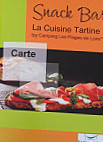 La Cuisine Tartine menu