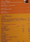 Le Comptoir Phenicien menu
