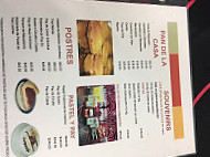 Cafe Principal menu
