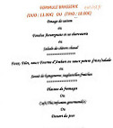 L'etape Gourmande menu