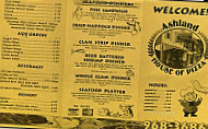 Ashland House Of Pizza menu