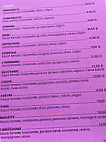 L'oasis menu