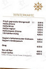 Kuchenbar menu