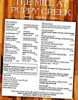 Johnson Mill Rest Tavern menu