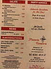 Pizzaria Casanova menu