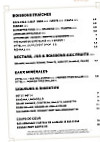 Le Café Blanc menu