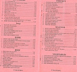 Silver River menu