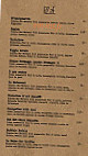 Prima Fabbrica menu