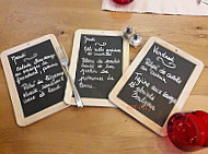 La Fourchette menu