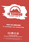 Le Tonneau menu