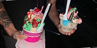 Rainbow Ribbons Rolled Ice Cream food