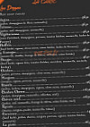 Chez Tophie menu