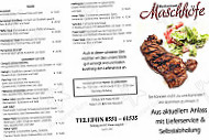 Maschhöfe menu