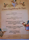 Entenwirt menu