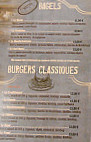 Burger Et Traditions menu