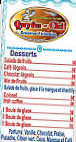 Chez Quyên-chi menu