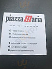 Piazza Maria menu